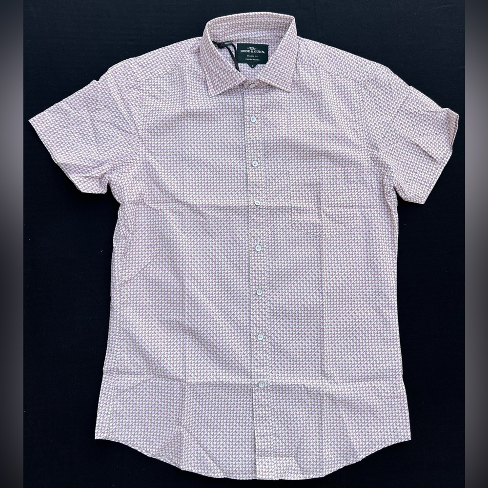 Rodd & Gunn Warkworth Sports Fit Short Sleeve Shirt Men's Size S & XL NWT